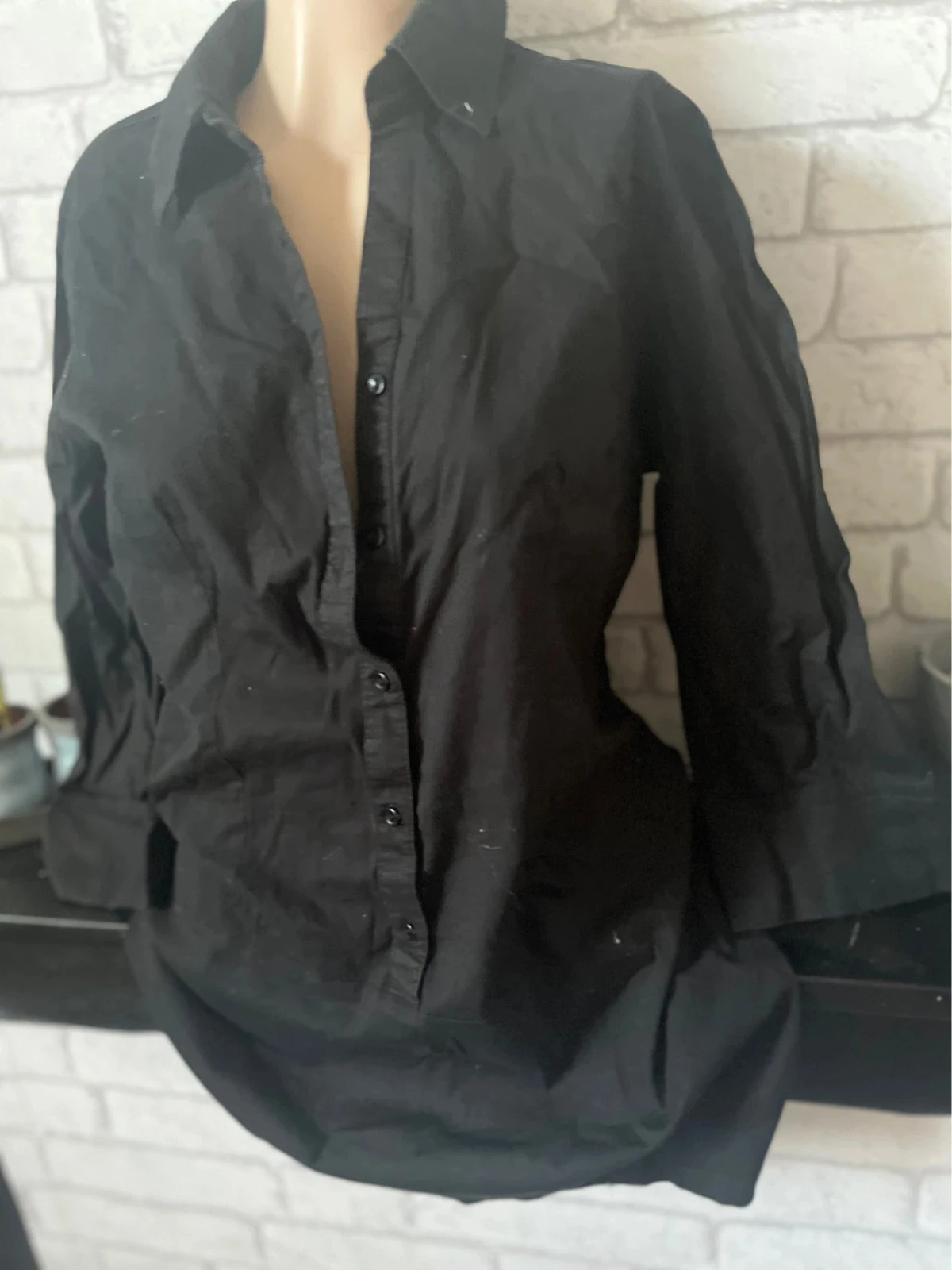 Túnica / camisa negra elegante – Talla 40 – photo 2